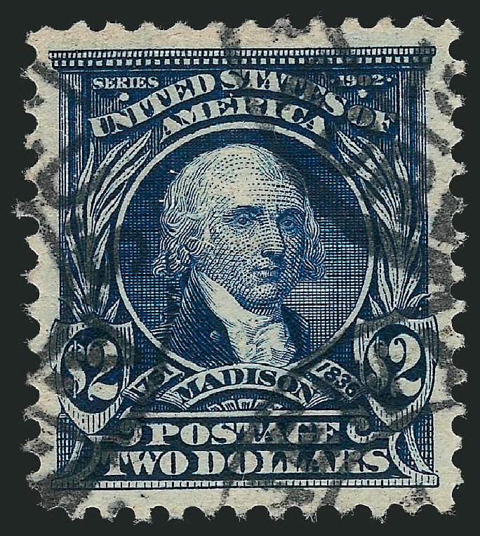 Cost of US Stamps Scott Catalog # 312 - US$2.00 1903 Madison. Robert Siegel Auction Galleries, Feb 2015, Sale 1093, Lot 33