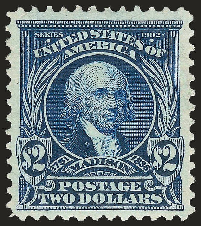 Values of US Stamps Scott Cat. 312 - 1903 US$2.00 Madison. Robert Siegel Auction Galleries, Apr 2009, Sale 972, Lot 3283