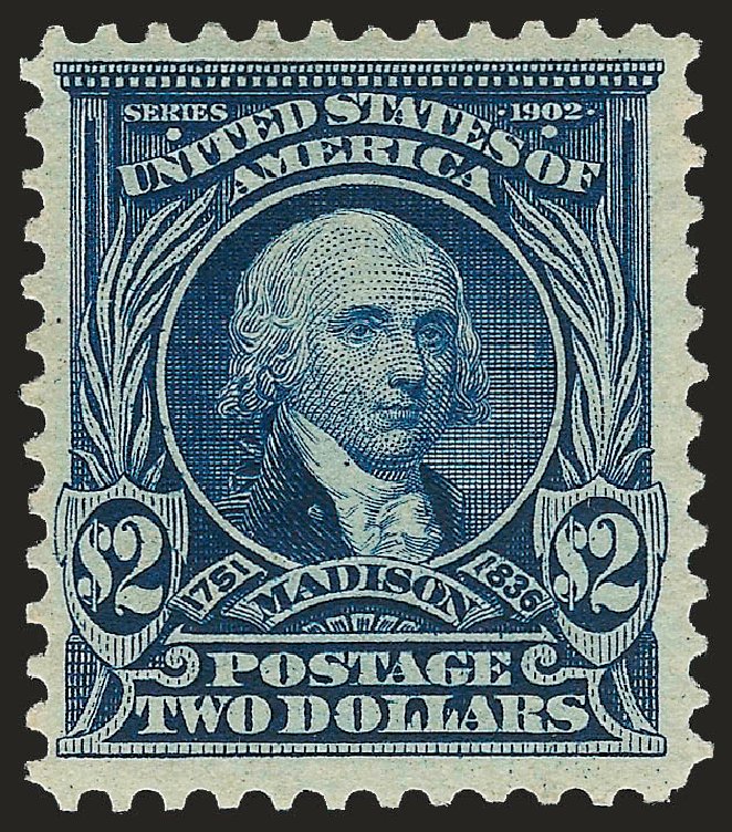 US Stamp Prices Scott Catalogue #312: 1903 US$2.00 Madison. Robert Siegel Auction Galleries, Jun 2010, Sale 992, Lot 2403