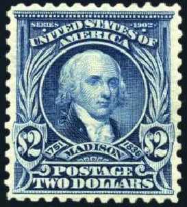 Values of US Stamp Scott Cat. 312: 1903 US$2.00 Madison. Harmer-Schau Auction Galleries, Apr 2010, Sale 85, Lot 286