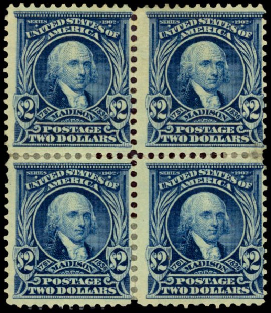 Costs of US Stamp Scott Cat. #312 - US$2.00 1903 Madison. Daniel Kelleher Auctions, Jan 2015, Sale 663, Lot 1626