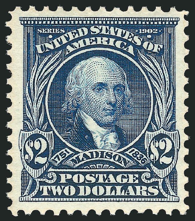 US Stamps Value Scott #312: US$2.00 1903 Madison. Robert Siegel Auction Galleries, Dec 2011, Sale 1017, Lot 756
