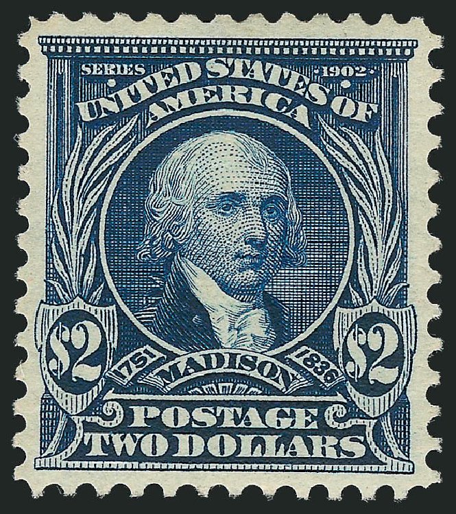 Cost of US Stamps Scott Catalogue # 312: US$2.00 1903 Madison. Robert Siegel Auction Galleries, Mar 2013, Sale 1040, Lot 1666