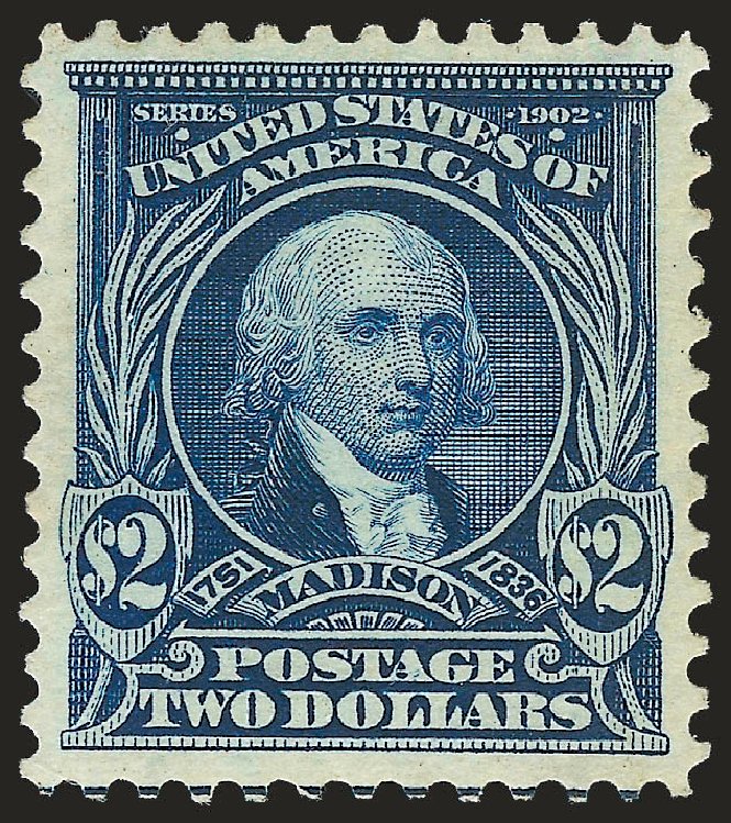 US Stamps Value Scott #312 - 1903 US$2.00 Madison. Robert Siegel Auction Galleries, Sep 2009, Sale 976, Lot 1886