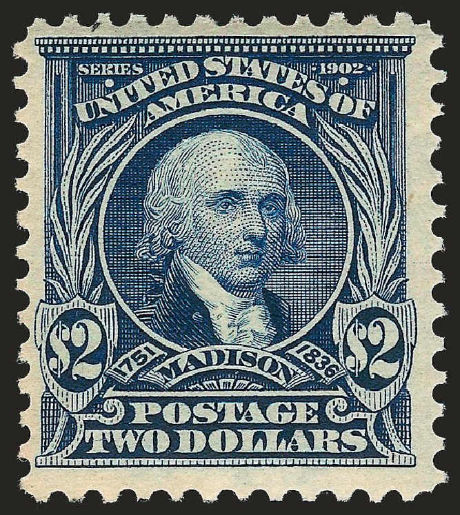Value of US Stamps Scott Cat. #312 - US$2.00 1903 Madison. Robert Siegel Auction Galleries, Apr 2010, Sale 984, Lot 756
