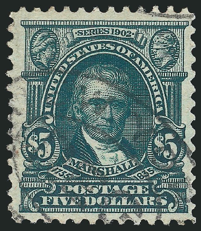 Price of US Stamp Scott Catalogue # 313 - US$5.00 1903 Marshall. Robert Siegel Auction Galleries, Mar 2014, Sale 1067, Lot 1378