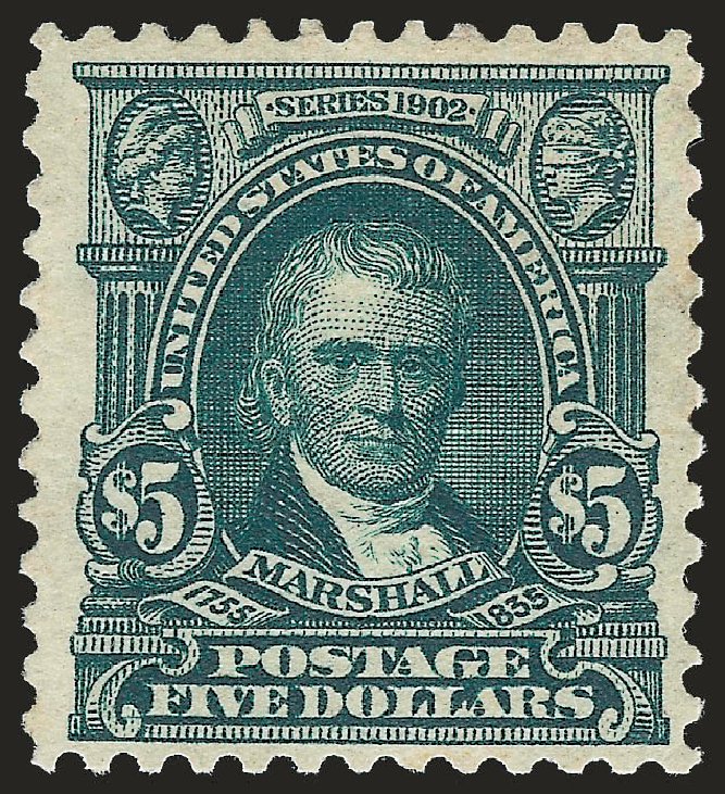 Price of US Stamp Scott # 313: US$5.00 1903 Marshall. Robert Siegel Auction Galleries, Sep 2009, Sale 976, Lot 1890