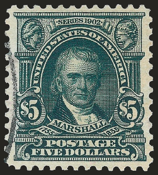 Prices of US Stamps Scott Cat. # 313 - US$5.00 1903 Marshall. Robert Siegel Auction Galleries, Apr 2010, Sale 984, Lot 770