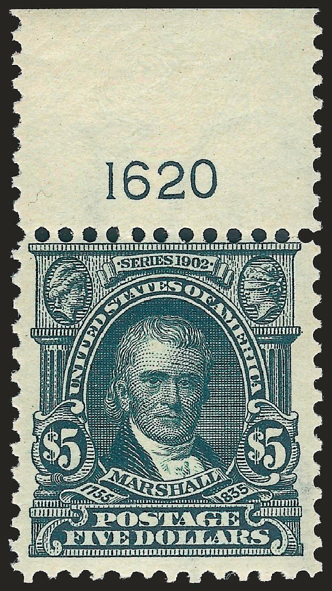 Price of US Stamp Scott # 313 - US$5.00 1903 Marshall. Robert Siegel Auction Galleries, Apr 2010, Sale 984, Lot 764