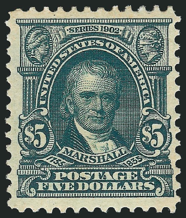Value of US Stamps Scott 313: US$5.00 1903 Marshall. Robert Siegel Auction Galleries, Mar 2011, Sale 1007, Lot 2606