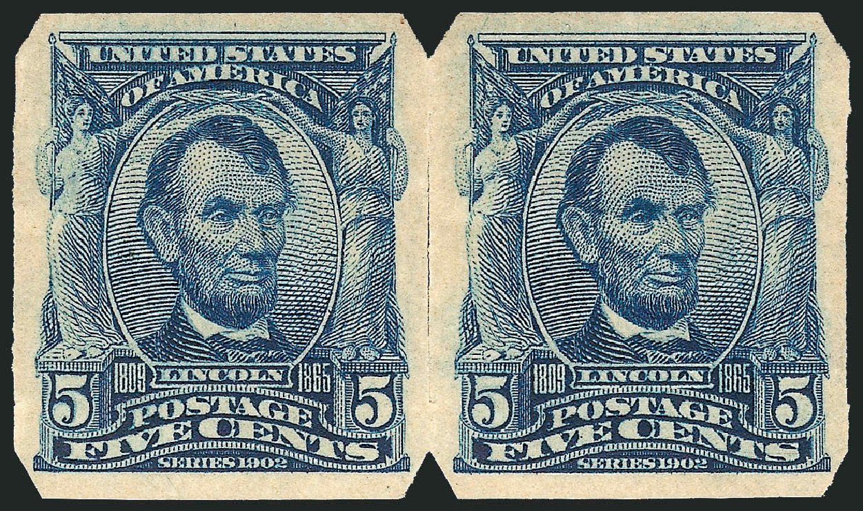 Value of US Stamp Scott #315: 5c 1908 Lincoln Imperf. Robert Siegel Auction Galleries, Mar 2011, Sale 1007, Lot 2617