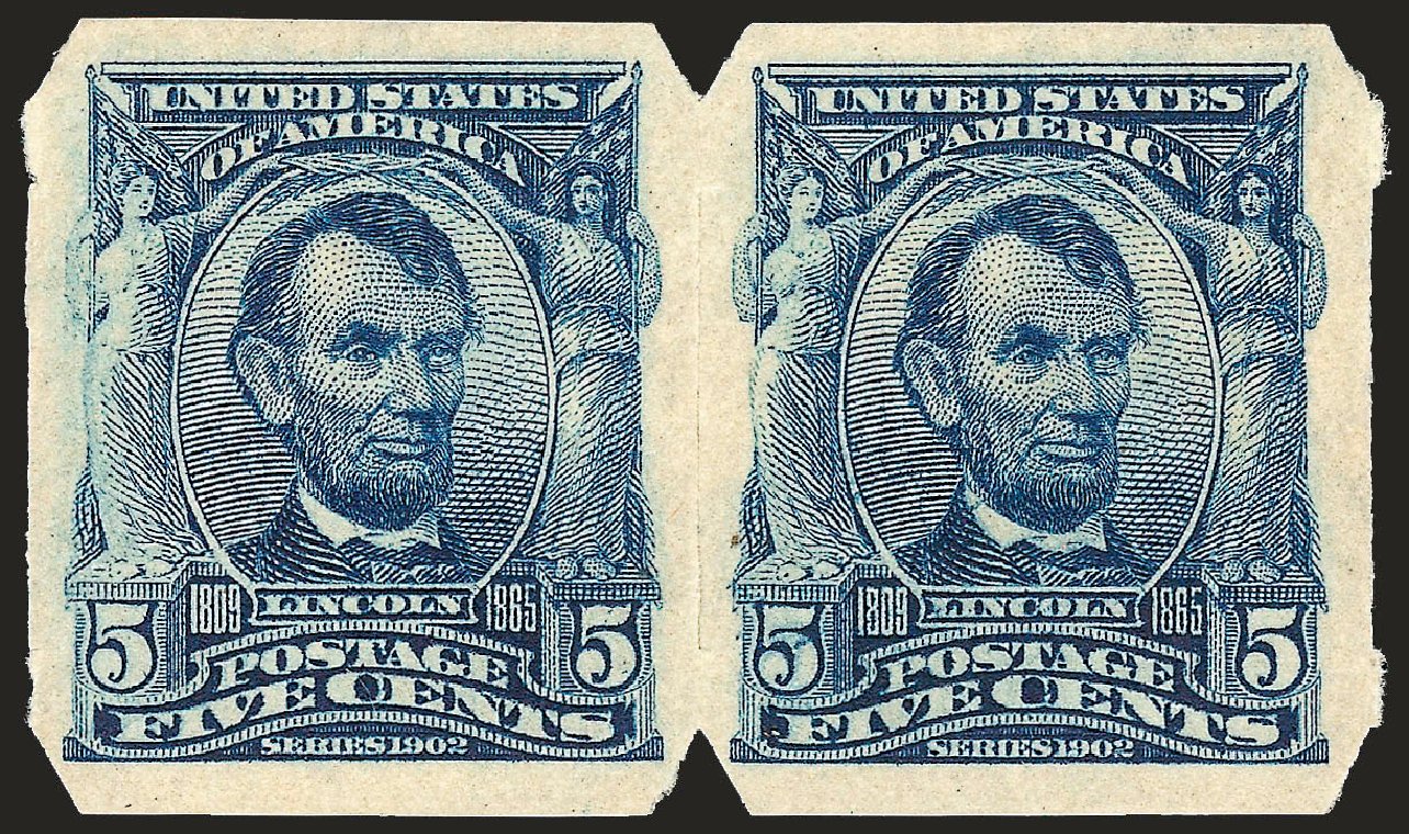 Cost of US Stamp Scott Catalog # 315: 5c 1908 Lincoln Imperf. Robert Siegel Auction Galleries, Dec 2008, Sale 967, Lot 4613