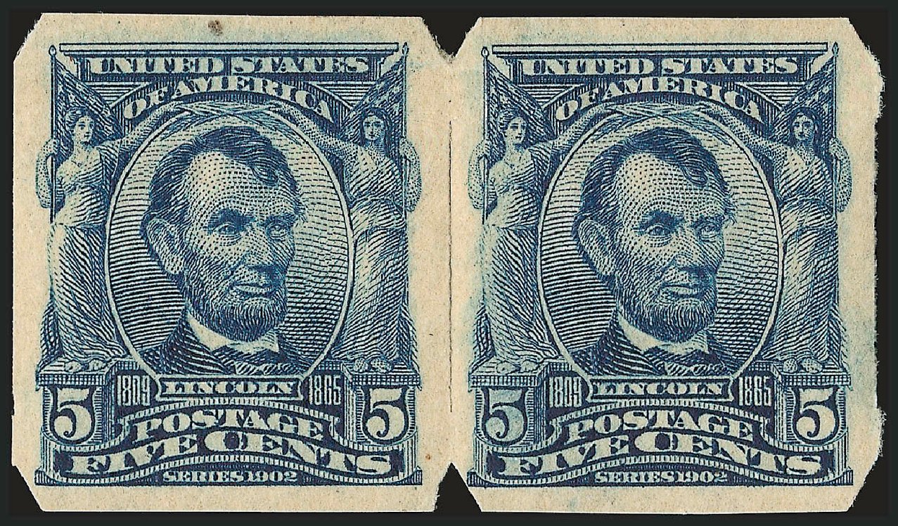 Costs of US Stamps Scott Catalog # 315: 5c 1908 Lincoln Imperf. Robert Siegel Auction Galleries, Feb 2010, Sale 983, Lot 203