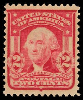 US Stamp Price Scott # 319: 2c 1903 Washington. Daniel Kelleher Auctions, Jun 2012, Sale 630, Lot 1727