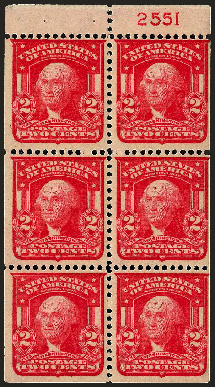 US Stamps Price Scott Cat. # 319 - 1903 2c Washington. Robert Siegel Auction Galleries, Sep 2008, Sale 962, Lot 2637