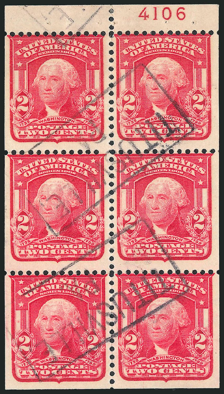 US Stamp Prices Scott 319 - 2c 1903 Washington. Robert Siegel Auction Galleries, Oct 2012, Sale 1032, Lot 3448