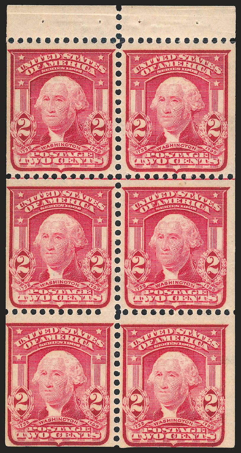 US Stamps Values Scott Cat. 319 - 2c 1903 Washington. Robert Siegel Auction Galleries, Jun 2010, Sale 989, Lot 179