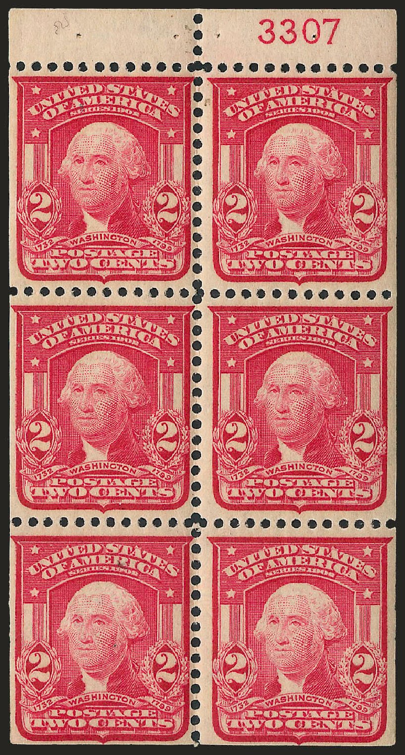 US Stamp Prices Scott Cat. 319 - 2c 1903 Washington. Robert Siegel Auction Galleries, Jun 2010, Sale 991, Lot 1109