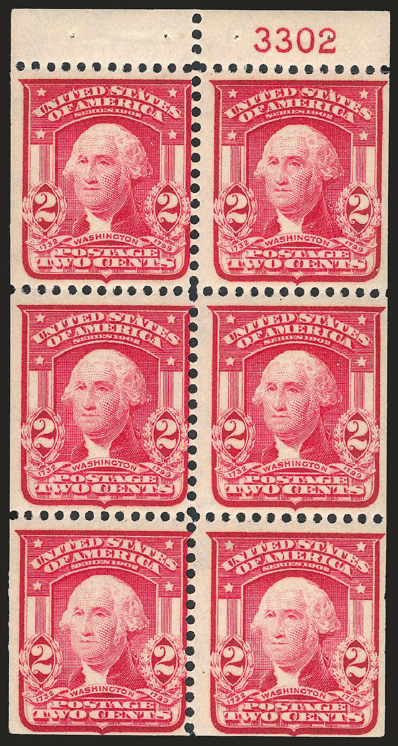 Values of US Stamp Scott Cat. 319: 2c 1903 Washington. Robert Siegel Auction Galleries, Jun 2010, Sale 989, Lot 180