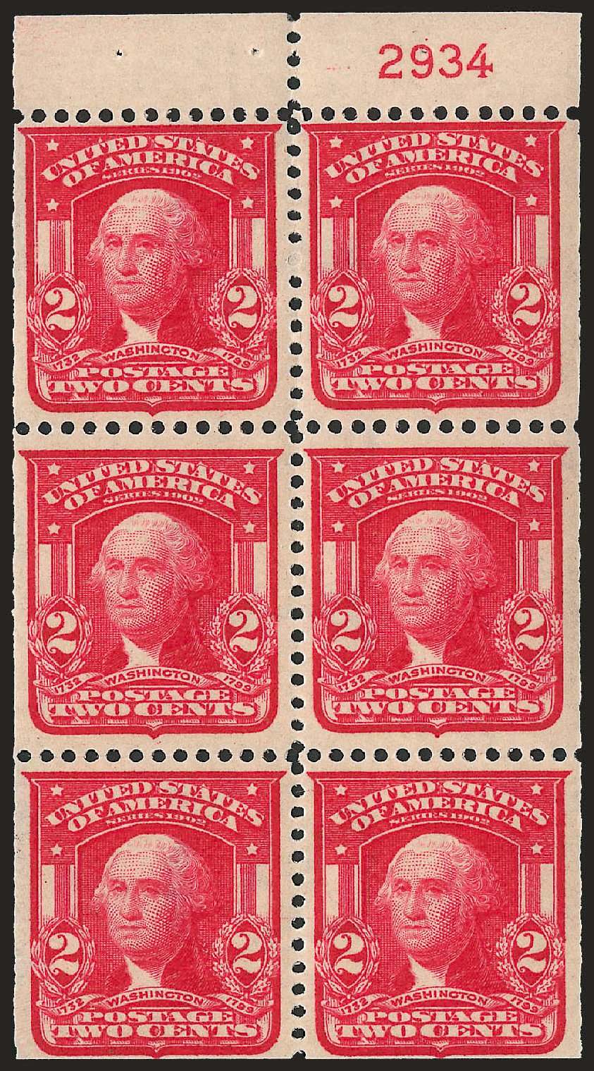 Value of US Stamps Scott Catalog # 319 - 2c 1903 Washington. Robert Siegel Auction Galleries, Jun 2010, Sale 991, Lot 1091