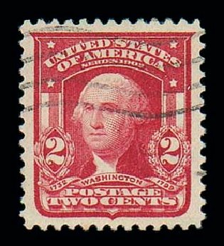 US Stamps Price Scott Cat. 319 - 2c 1903 Washington. Matthew Bennett International, Jun 2007, Sale 319, Lot 1344