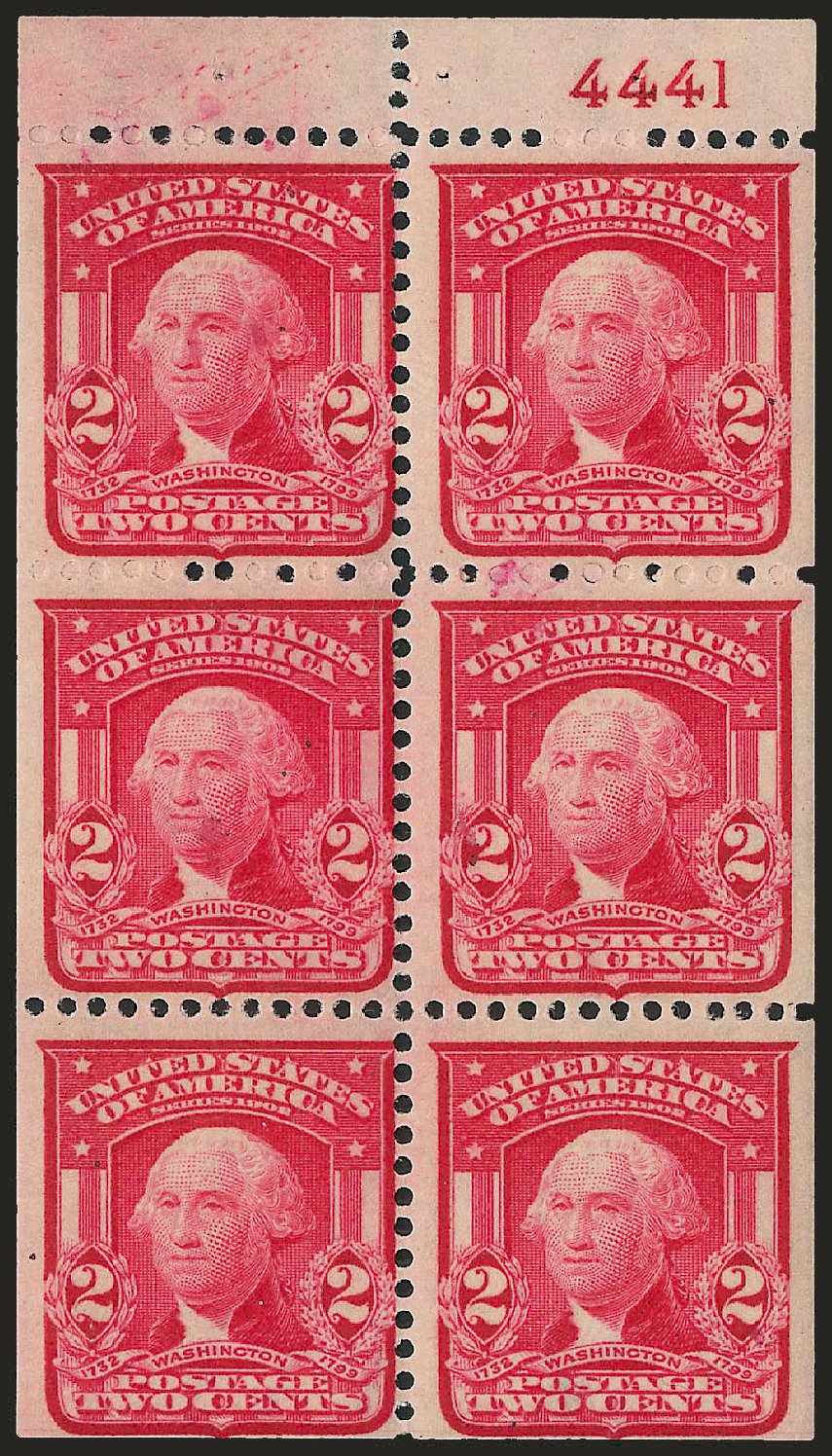 US Stamp Value Scott Cat. #319 - 1903 2c Washington. Robert Siegel Auction Galleries, Jun 2010, Sale 991, Lot 1114