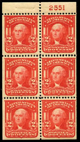 Cost of US Stamps Scott Catalog 319: 1903 2c Washington. Matthew Bennett International, Feb 2012, Sale 340, Lot 405