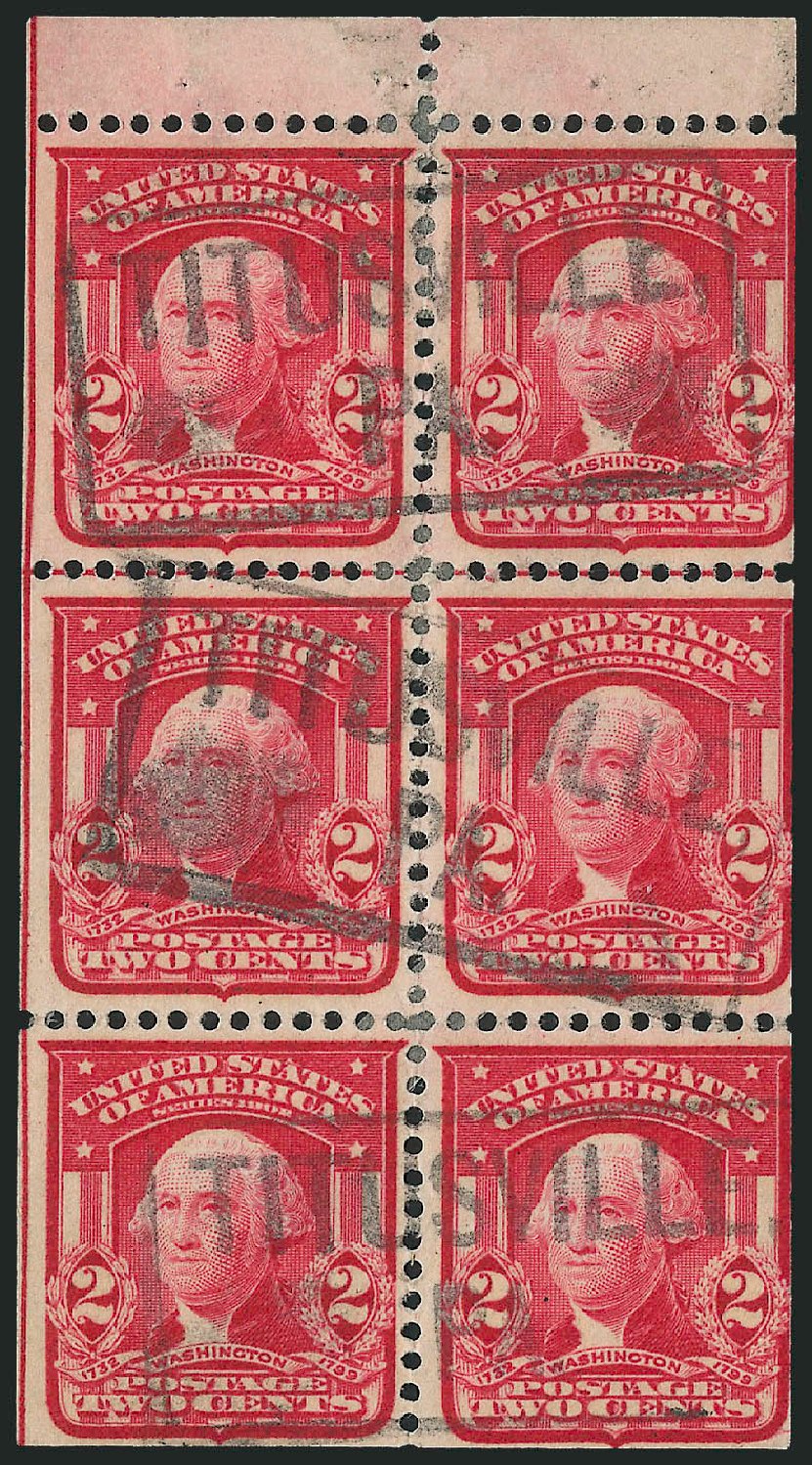 US Stamps Values Scott Catalog 319 - 2c 1903 Washington. Robert Siegel Auction Galleries, Jun 2011, Sale 1011, Lot 685