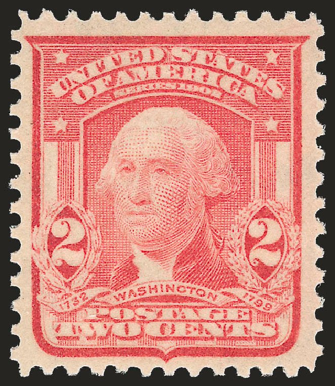 Values of US Stamps Scott Cat. 319 - 2c 1903 Washington. Robert Siegel Auction Galleries, Jun 2009, Sale 975, Lot 1685