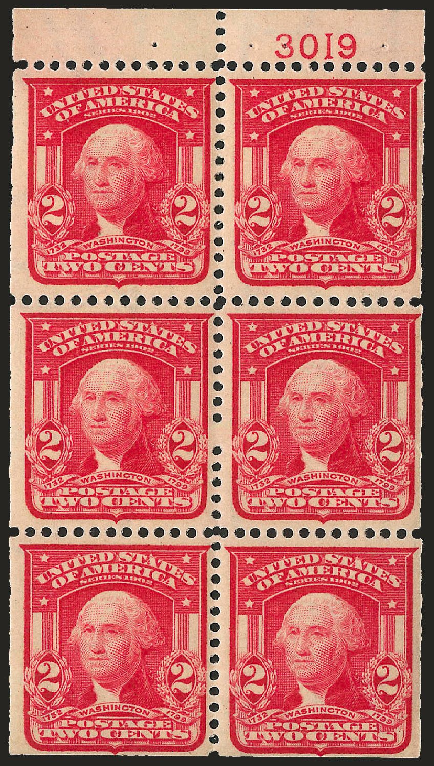 Cost of US Stamp Scott #319: 1903 2c Washington. Robert Siegel Auction Galleries, Jun 2010, Sale 991, Lot 1095