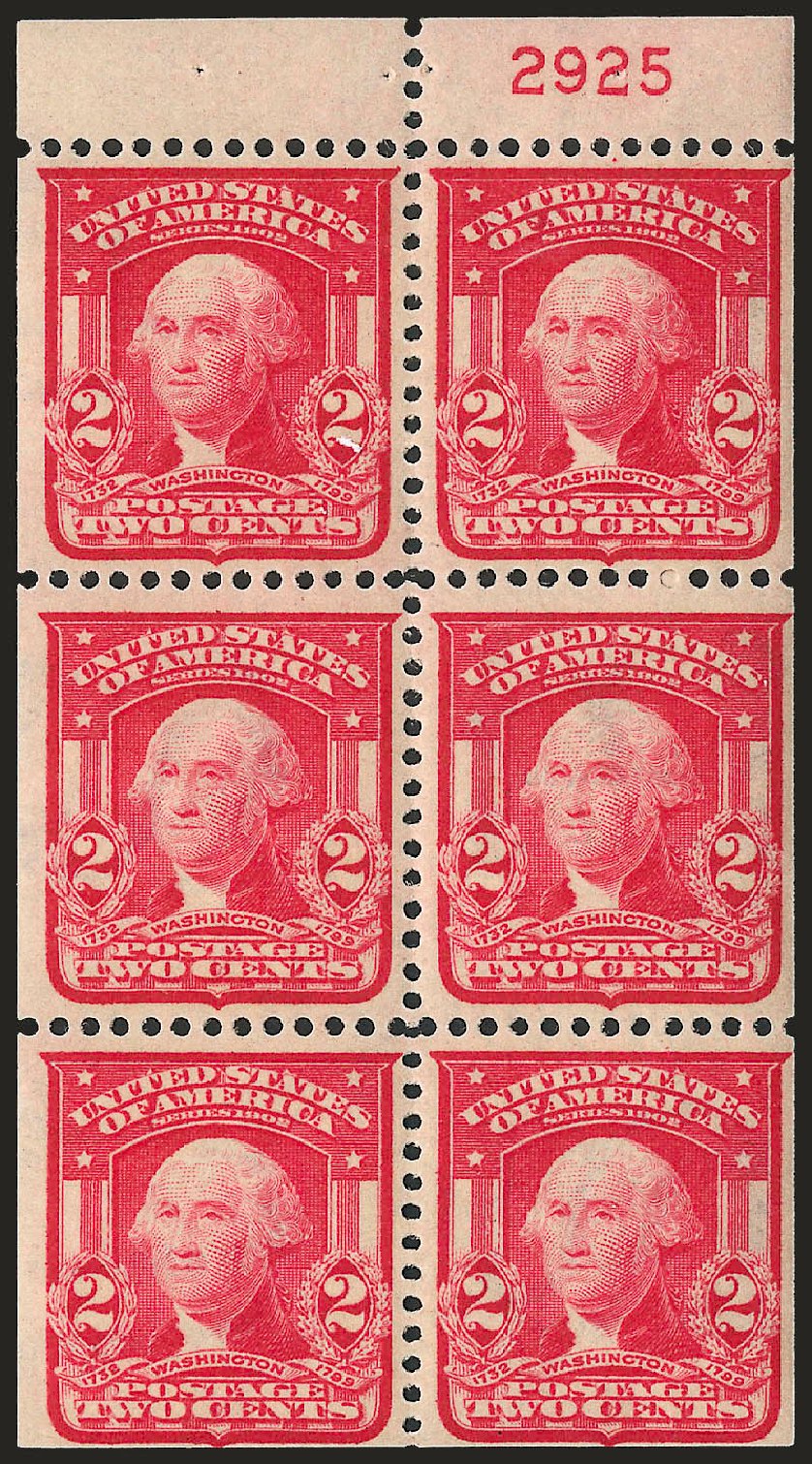 US Stamp Values Scott Catalog #319 - 2c 1903 Washington. Robert Siegel Auction Galleries, Jun 2010, Sale 991, Lot 1092