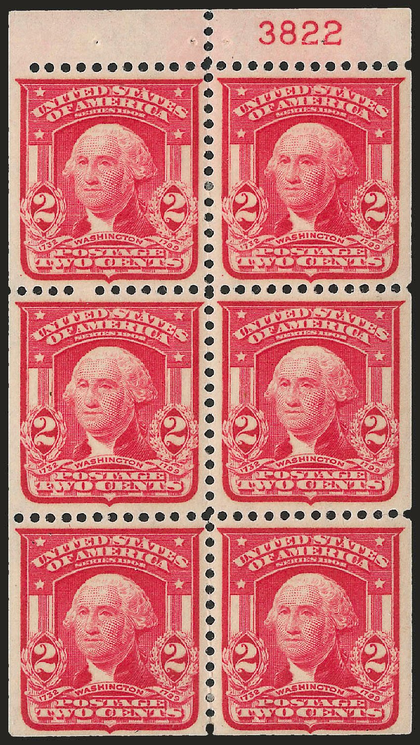 Values of US Stamps Scott # 319: 1903 2c Washington. Robert Siegel Auction Galleries, Jun 2010, Sale 991, Lot 1102