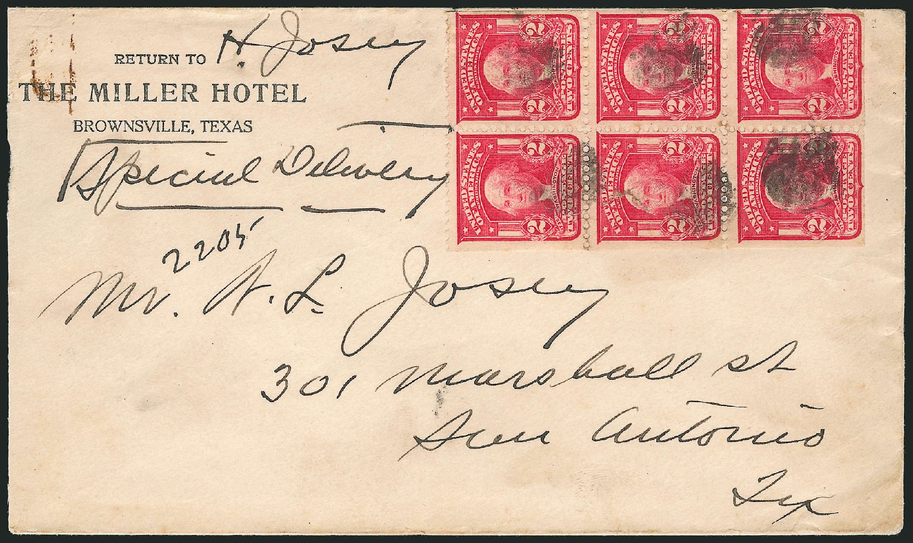 US Stamps Values Scott Catalogue #319: 1903 2c Washington. Robert Siegel Auction Galleries, Mar 2013, Sale 1040, Lot 2196