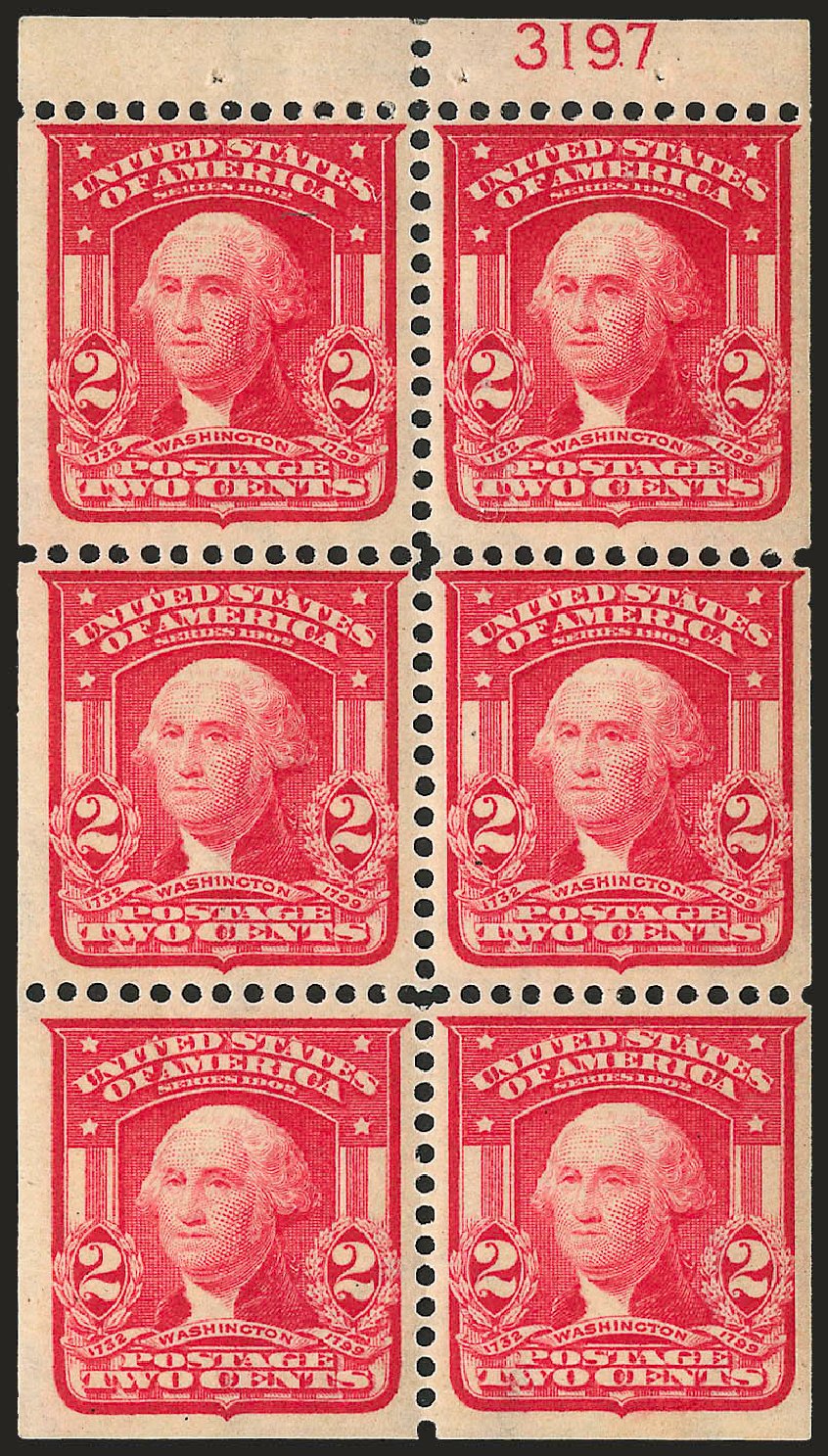 Values of US Stamps Scott Cat. #319 - 1903 2c Washington. Robert Siegel Auction Galleries, Jun 2010, Sale 991, Lot 1096