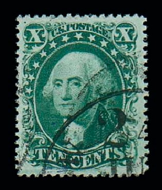 US Stamp Value Scott Catalogue # 32: 1857 10c Washington. Matthew Bennett International, Dec 2007, Sale 325, Lot 1467