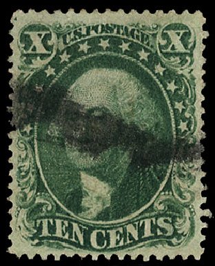 Value of US Stamps Scott Catalog #32 - 10c 1857 Washington. Cherrystone Auctions, Nov 2009, Sale 200911, Lot 3027