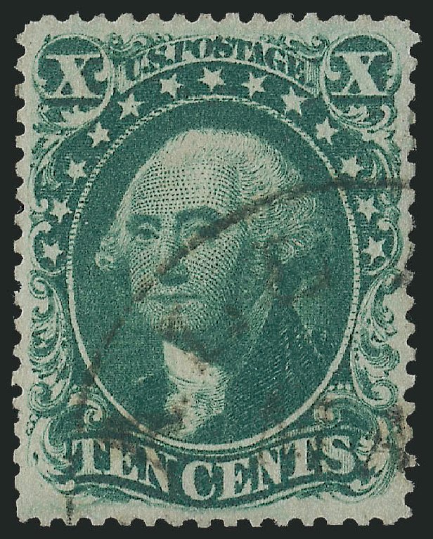 Costs of US Stamps Scott Cat. 32: 1857 10c Washington. Robert Siegel Auction Galleries, Oct 2011, Sale 1014, Lot 1107