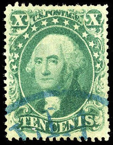 Prices of US Stamps Scott Cat. 32 - 10c 1857 Washington. Matthew Bennett International, Apr 2008, Sale 326, Lot 68