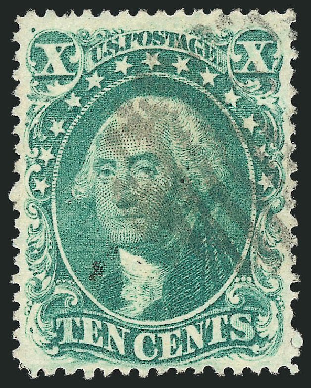 Values of US Stamps Scott Catalogue # 32: 10c 1857 Washington. Robert Siegel Auction Galleries, Jun 2011, Sale 1011, Lot 430