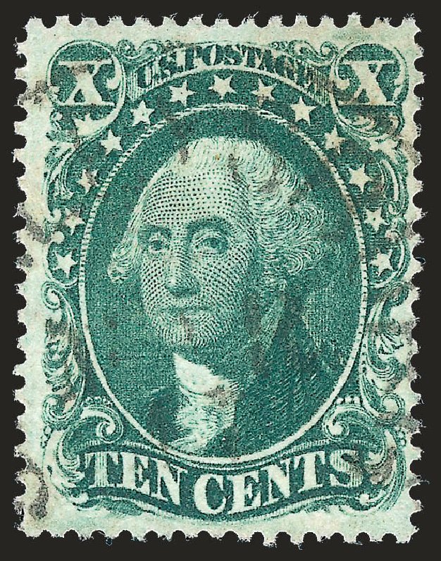 US Stamp Price Scott 32: 10c 1857 Washington. Robert Siegel Auction Galleries, Oct 2008, Sale 963, Lot 380