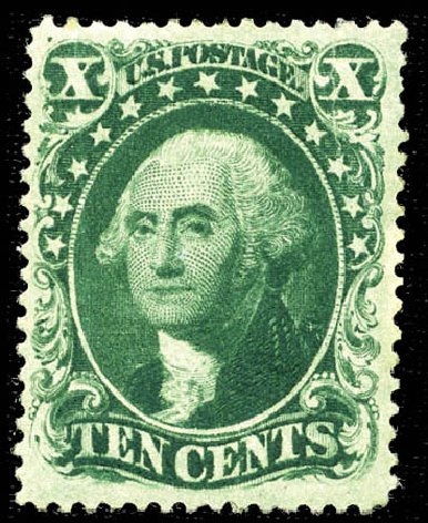 Price of US Stamps Scott Catalogue # 32: 1857 10c Washington. Matthew Bennett International, Feb 2012, Sale 340, Lot 121