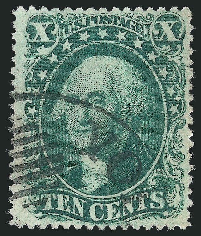 Costs of US Stamp Scott Cat. # 32: 10c 1857 Washington. Robert Siegel Auction Galleries, Mar 2014, Sale 1067, Lot 961