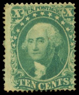 Prices of US Stamp Scott Catalog # 32: 1857 10c Washington. Daniel Kelleher Auctions, Mar 2014, Sale 650, Lot 2514