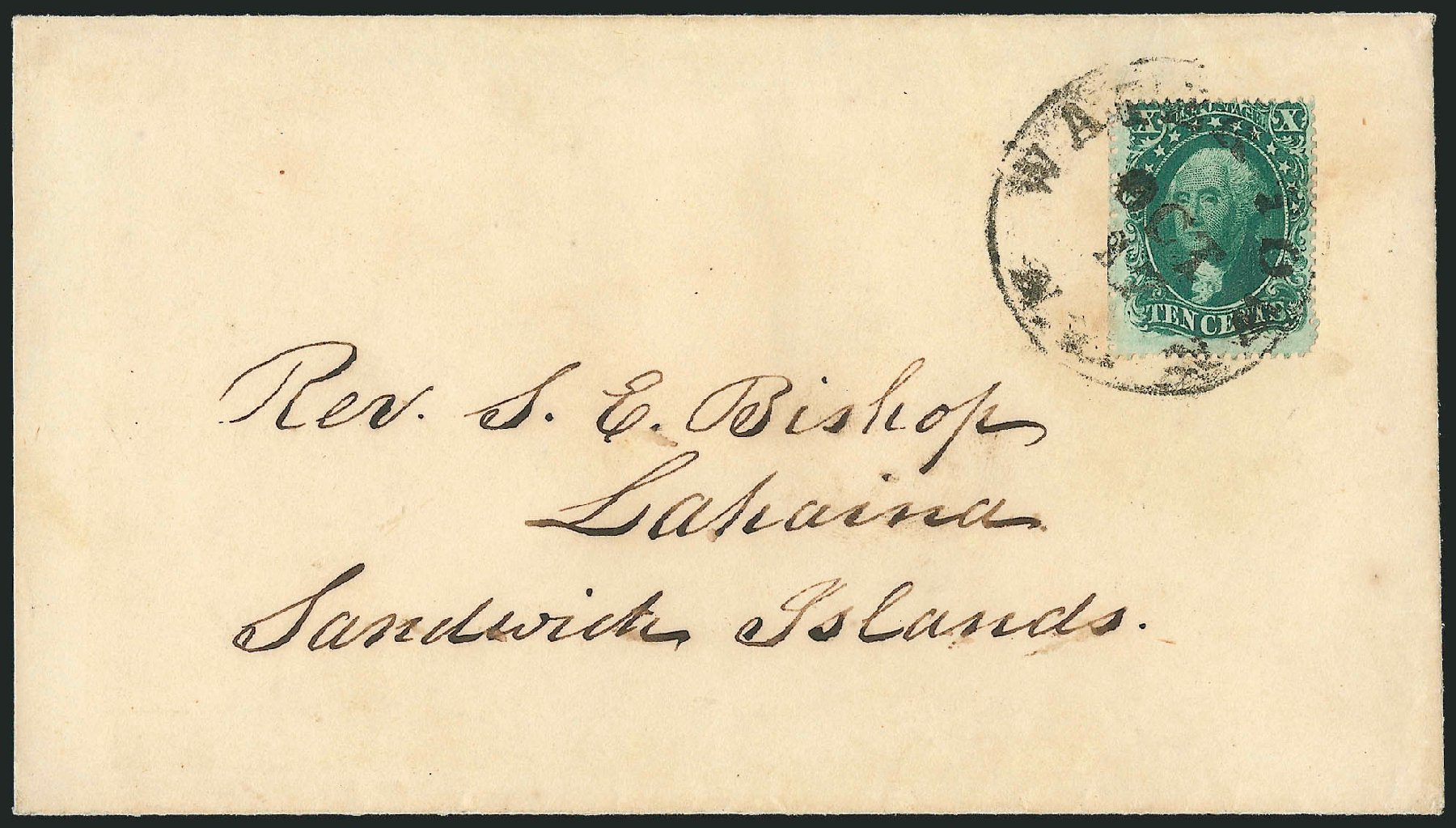 US Stamps Value Scott 32 - 10c 1857 Washington. Robert Siegel Auction Galleries, Dec 2010, Sale 1002, Lot 3784