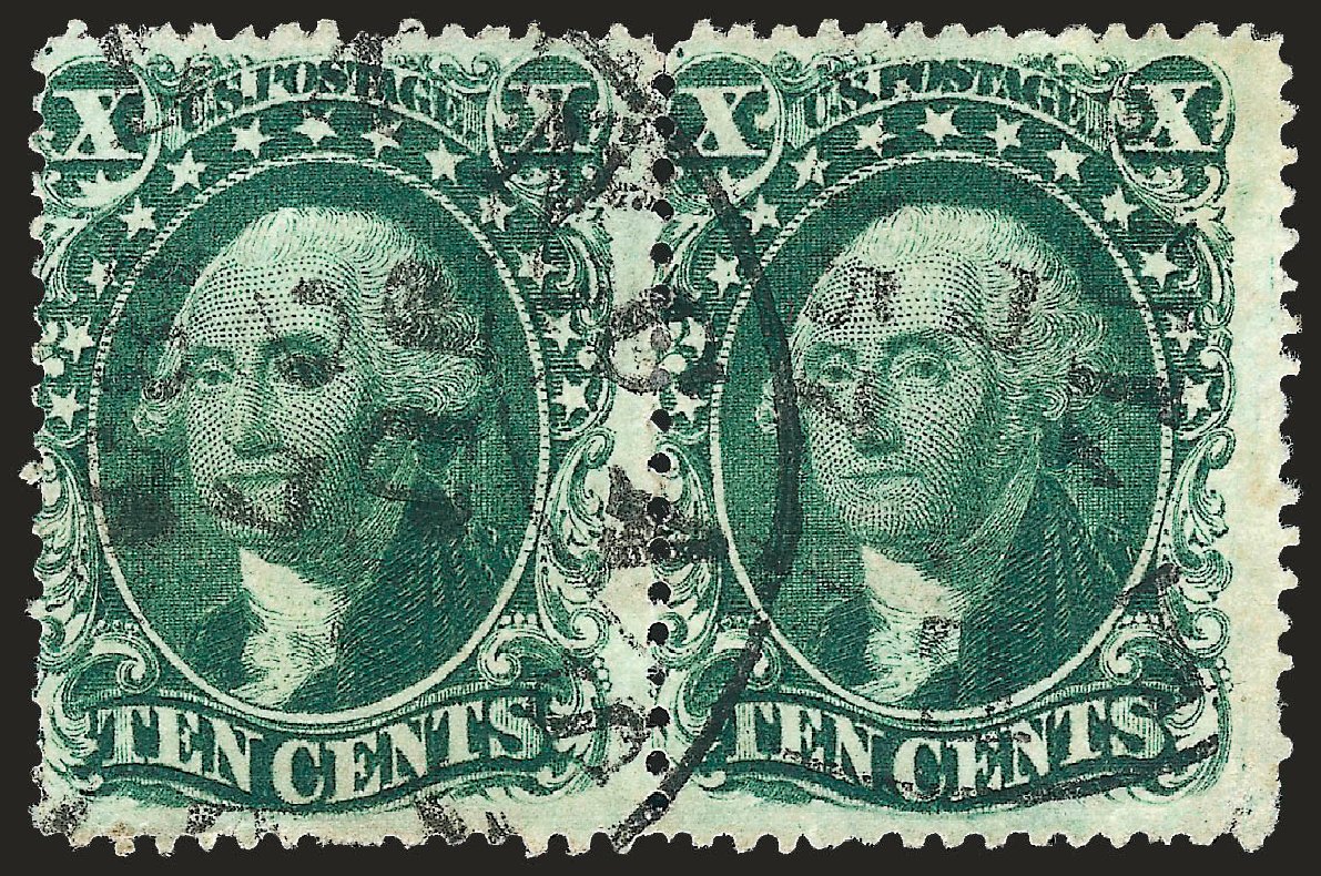 US Stamps Value Scott # 32 - 10c 1857 Washington. Robert Siegel Auction Galleries, Dec 2008, Sale 964, Lot 244