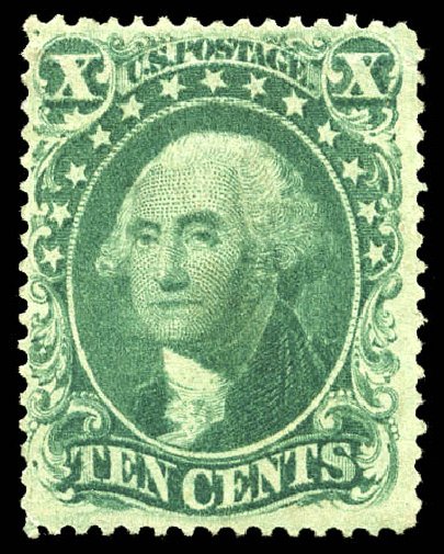 US Stamp Prices Scott Catalogue #32: 1857 10c Washington. Matthew Bennett International, May 2014, Sale 350, Lot 75