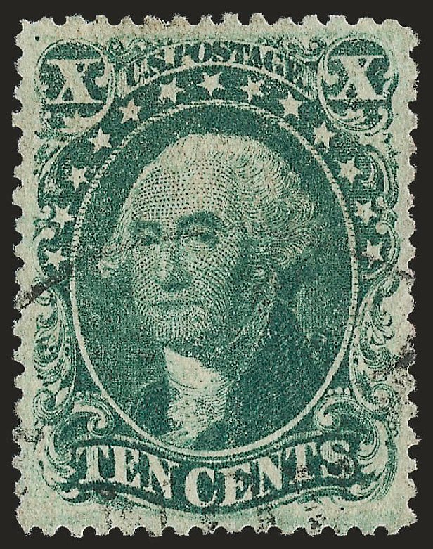 US Stamps Value Scott Catalogue 32: 10c 1857 Washington. Robert Siegel Auction Galleries, Sep 2008, Sale 962, Lot 2285