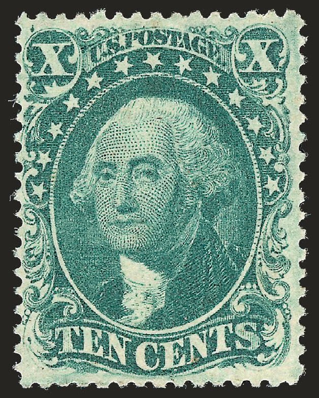 Costs of US Stamps Scott 32: 1857 10c Washington. Robert Siegel Auction Galleries, Oct 2008, Sale 963, Lot 373