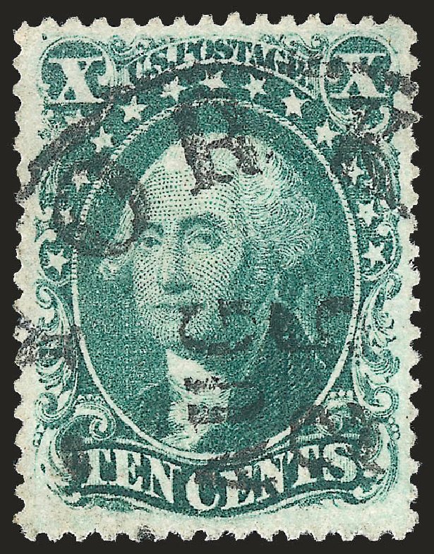 Values of US Stamp Scott Cat. # 32: 10c 1857 Washington. Robert Siegel Auction Galleries, Sep 2009, Sale 976, Lot 1243