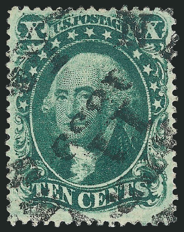 Prices of US Stamp Scott Cat. #32 - 10c 1857 Washington. Robert Siegel Auction Galleries, Oct 2010, Sale 997, Lot 5273